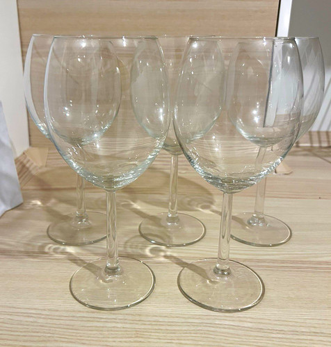 5er set weingläser aus - weingläser,