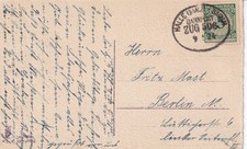 2x Bahnpost HALLE (SAALE) -