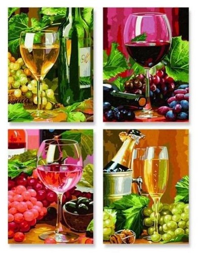 Malen nach zahlen in vino - zahlen,