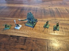 Warhammer Echsenmenschen Salamander mit 4 Treibern 5. Edition
