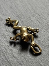 Messingfigur Frosch |