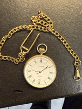 Taschenuhr Antik Mit Kette  Voll Funktionsfähig Pratina