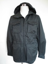 Herren Jacke Anorak H&M Übergangsjacke M schwarz Kapuze wie NEU /R