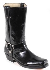 1205 Bikerstiefel Motorradstiefel Biker Boots Chopper Cruiser Leder Buffalo 46