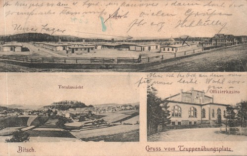 Kaserne bitsch gruss - ak,