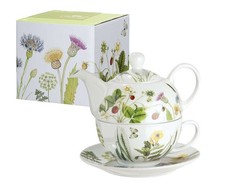 Tea for One,Bella Vita, Wild Flowers, 3 tlg. Porzellan, Teeset Porzellan