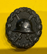 Abz Nadel Verwundetenabzeichen schwarz 4,5cm Kaiserzeit Deutsches Reich defekt