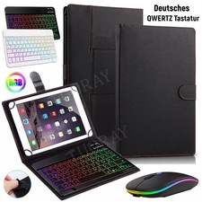 Hülle Für Lenovo Tab P11 P10 M11 M10 HD FHD Plus E10 QWERTZ Beleuchtet Tastatur