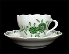 Kaffeetasse mit Unterteller  HUTSCHENREUTHER Maria Theresia Schlossgarten