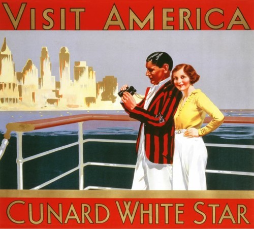 Visit america cunard white - america,