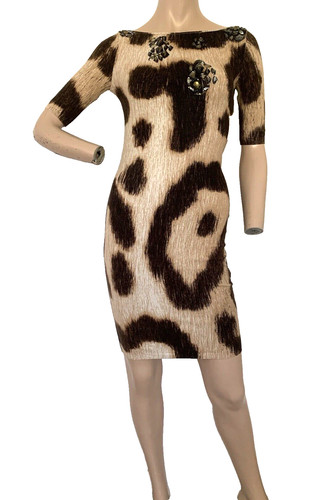 Blumarine leopard bodycon - blumarine,