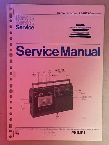 Philips service manual für - philips, service-manual