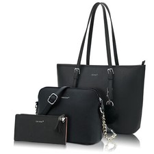 3-teiliges Shopper Handtaschen Geldbörse Damentaschen Set, Geschenke für Frauen