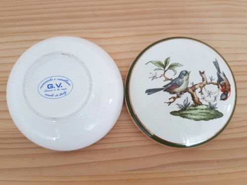 Vintage porzellan schmuckdose - vintage,