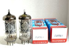 2 x  ECC82  12AU7  TELEFUNKEN
