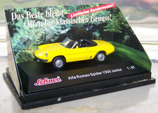 Alfa Romeo Spider 1300  gelb   Stonsdorfer Werbemodell      Schuco Nr : ohne