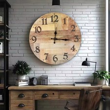 30Cm Küche Wanduhr Holz