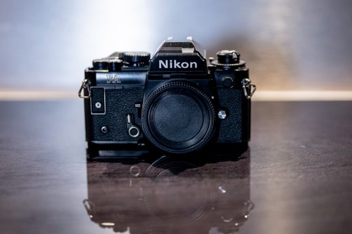 Analoge slr filmkamera - filmkamera, nikon
