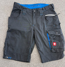 Engelbert Strauss motion 2020 kurze Arbeitshose Shorts schwarz blau Gr. 38  #952
