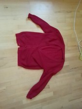 Strick Pullover Rot XL Oversized Jacke Vintage 1996 100% Polyacryl