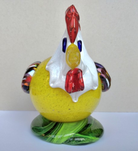 Glas huhn küken bunt - glas,