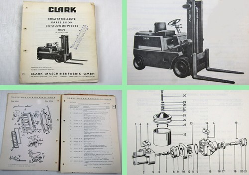 Clark dc70 gabelstapler fork - clark,