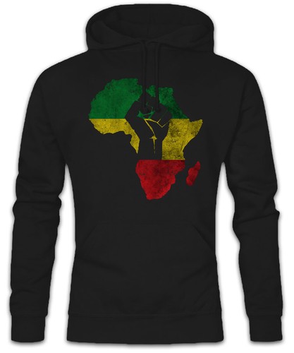 African fist hoodie - african,