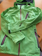 gefütterte Softshelljacke Gr. M Shamp neongrün