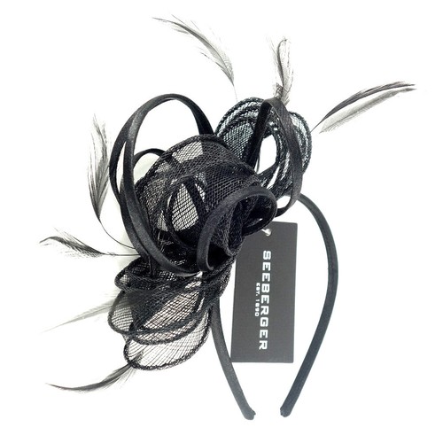 Fascinator aus sinamay mit - fascinator,