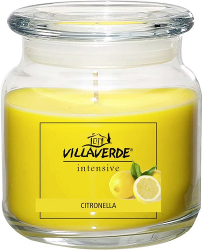 Villa verde duftkerze - villa, glas