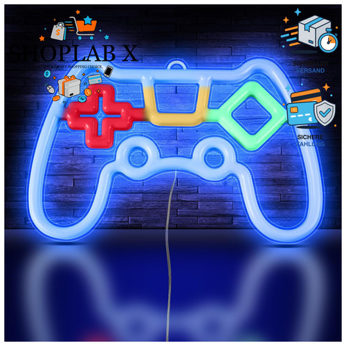 Gamer neonlicht led spiel - gamer,