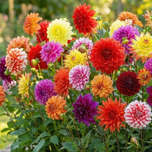 Dahlien knollen blumenzwiebeln - dahlien,
