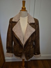 Damen Kunstlederjacke Gr. 40