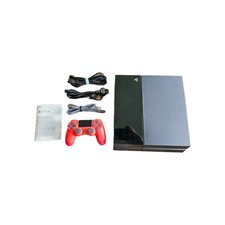 Sony PlayStation 4 500GB - Schwarz, Inkl. Controller, Rot Version 13.0 Update.