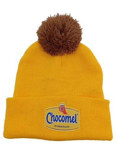 Chocomel bommelmütze gelb - bommelmütze,