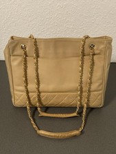 CHANEL Shopper Tasche Beige
