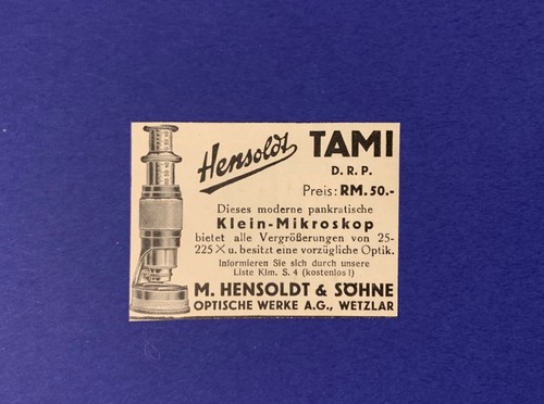 Klein mikroskop hensoldt - hensoldt, &