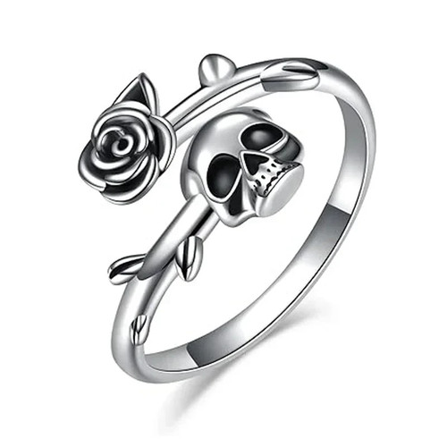Damenring totenkopf - 💍,
