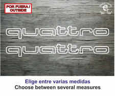 Sticker Vinilo Decal Vinyl Aufkleber Adesivi Autocollant Quattro 2 Audi A3 A4 