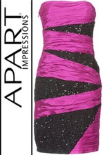 NEU LUXUS COCKTAILKLEID SATIN