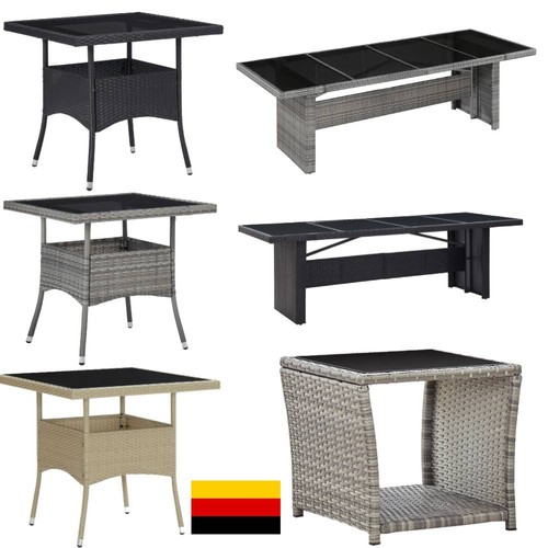 Poly rattan balkontisch - rattan,