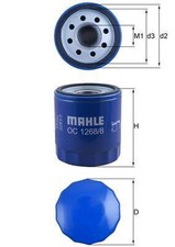 MAHLE OC1268/8 Ölfilter für