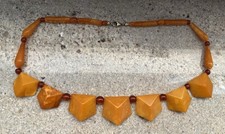 Edle ältere Bernsteinkette/Collier Butterscotch