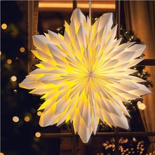 Weihnachtsstern beleuchtet - weihnachtsstern,