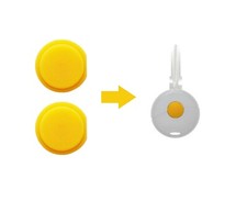 2x AMAKEY Rubber Keypad for