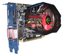 ATI Grafikkarte Radeon XFX HD 5770 577X 1GB PCIe für PC/Mac Pro 1.1/5.1 #40
