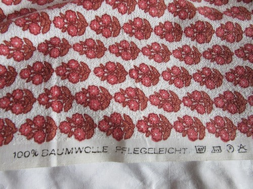 Vintage deko frottee stoff - vintage,