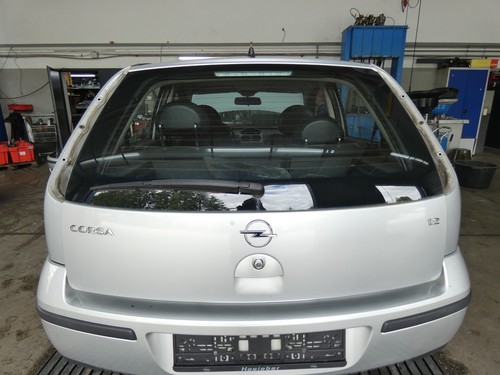 Heckklappe corsa starsilber - c,