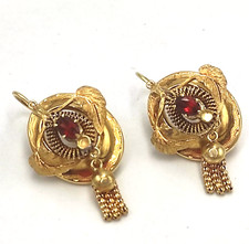 Ohrringe Antik Trachtenschmuck