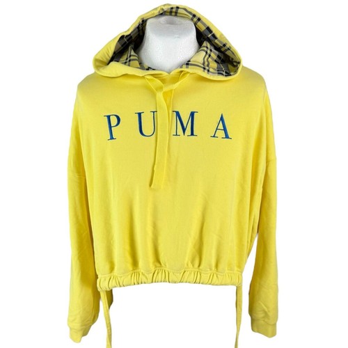 Puma hoodie pullover gelb - hoodie,